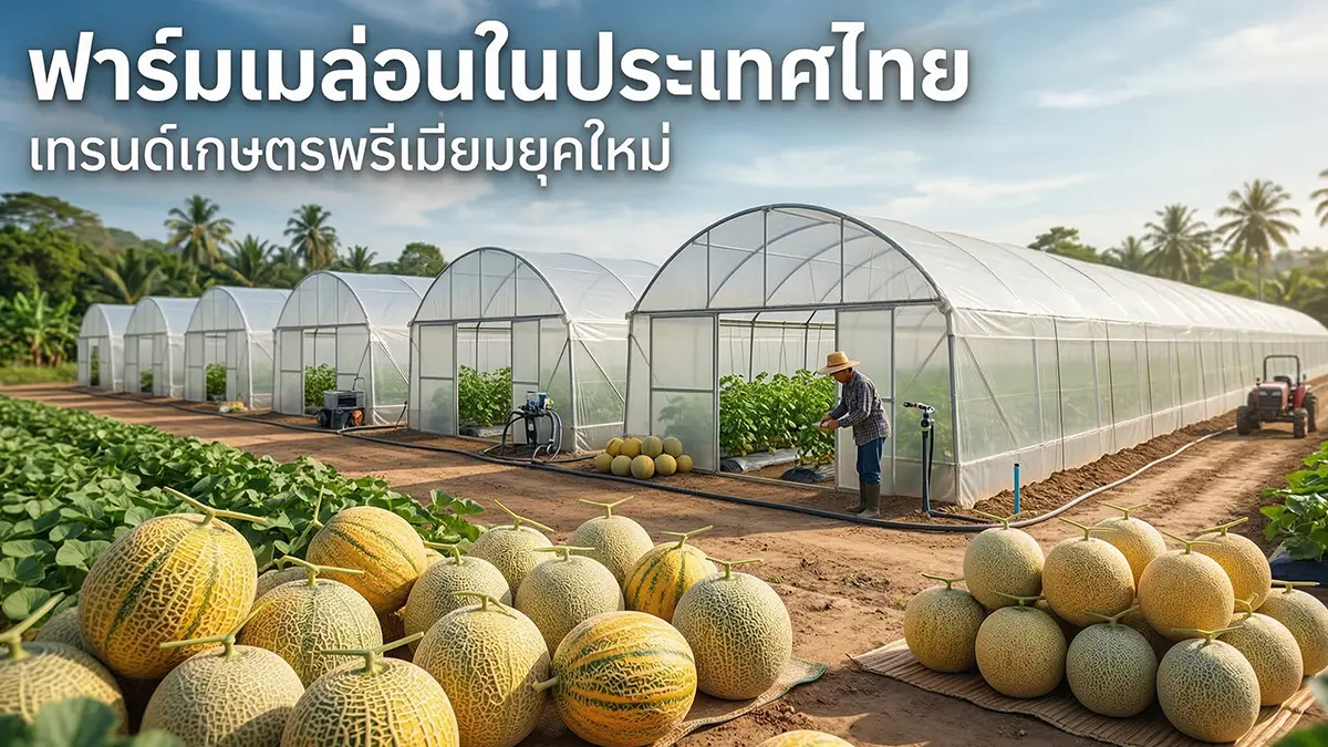 ฟาร์มเมล่อนในประเทศไทย